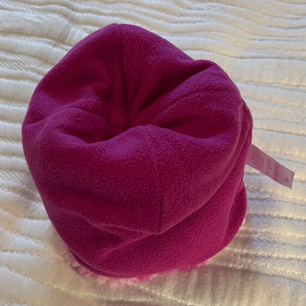 Justice “Berry Tie Dyed” Fuzzy Kids Hat